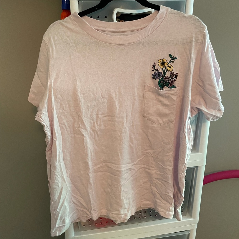 Embroidered Pocket Tee